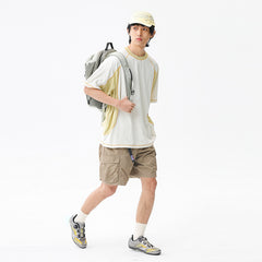 Lightweight Quick-drying Color Matching Sports Loose Short Sleeve