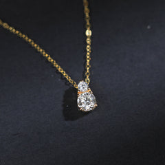 Women's Water Drop Shape Zircon Fashion Necklace