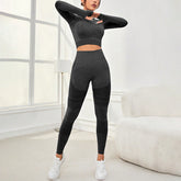 Seamless Workout Clothes Outdoor Sports Suit