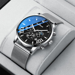 Multifunctional Business Men's Watch Luminous Waterproof Six-pin