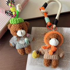 Fashion Mobile Phone Strap Cartoon Bear Pendant