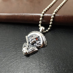 S925 Sterling Silver Vintage Cat Pendant