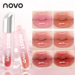 Long-lasting color lipstick, jelly texture lipstick, moisturizing, glossy lip balm, non-greasy, non-fading multi-color lipstick