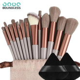 13 PCS Makeup Brushes Set Professional Eye Shadow Foundation Women Cosmetic Brush Eyeshadow Blush Beauty Soft Make Up Tools Bag