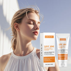 Quick Absorption SPF100 Hydrating Sunscreen Lotion Refreshing Sunscreen UV Protection Waterproof Moisturizing Concealer Heat Sun
