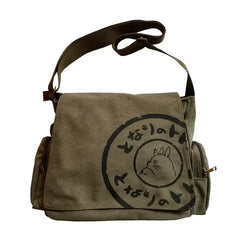 Women's Canvas Shoulder Bag Large Capacity Crossbody Bag Cartoon Messenger Tote Bag Bags Bags