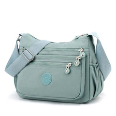 Women's Fashion Crossbody Bag - Lightweight and Casual with Fixed Strap and Zipper Closure-Perfect for Hiking,Cycling and School