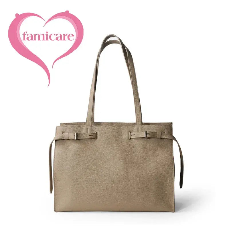 Womens Leather Laptop Tote Bag Large Capacity Style