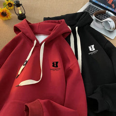 Hip-hop Men's Printed Hoodies Loose Comfortable Hooded Sweatshirt Winter New Men Women Leisure Hoodies