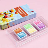 Nail Solid Pigment Watercolor Metallic Paint Draw Chrome Powder Flowers Decor Blooming Shimmer Auroras Glam Glitter Nail Art