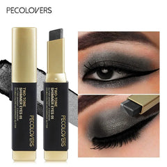 Double Color Eyeshadow Stick Glitter Highlight Shadow Stick Eye Makeup Waterproof Lasting Shimmer Metallic Eyeshadow Makeup