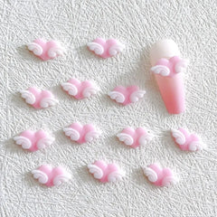 Nail Ornament Manicure Accessories Angel Wings 3D DIY Nail Art Drills Nail Jewelry Heart Nail Decorations Nail Rhinestones