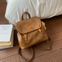 Elegant Leather Tote Bag For Ladies With Unique Leisure Design And Large Capacity Easily Serves As A Versatile Diaper Bag