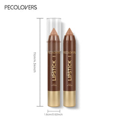 1PC Smooth Lipstick, Long Lasting, Waterproof, Color Rendering, Daily Use, Easy-Apply, Lip Makeup