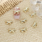 Minimally Designed Three-dimensional Horse Nail Decor Alloy Nail Art Charm Manicure Decoration Accessories