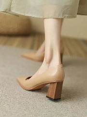 Womens Pointed Toe Office Pumps Elegant High Heels