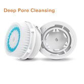 Facial Cleansing Brush Heads Daily Deep Cleaning Pores Sensitive Skin Soft Exfoliating Silicone Face Brush Heads Skin Care Tools