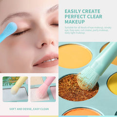 17 Color Multi-Color Makeup Brushes Macaron Color Brushes Eyeshadow Foundation Makeup Brush Set Colorful Makeup Tools Full Set