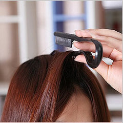 Hairdressing V-Comb Messy Hair Finishing Straightening Splint Comb - Hair Styling Tool Clip special for hair wigs