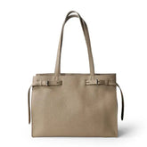 Womens Leather Laptop Tote Bag Large Capacity Style