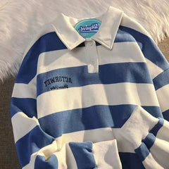 T Polo Shirts For Men Black Tops Oversize Male Clothes Big Size Embroidery Stripe Luxury Casual Full Sleeve High Brand Aesthetic