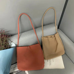 Large Capacity Tote Bag Western Style Shoulder Handbag