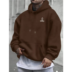 Men's Hoodies Autumn Winter Men's New Long Sleeve Hooded Sweatshirt Fashion Casual Male Outfit Sportwear Loose Fit Clothes