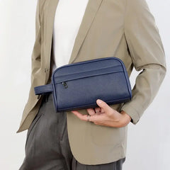 Mens Business Clutch Bag Soft PU Designer Style