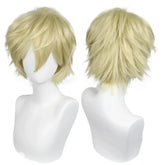 Synthetic Hair Layered Short Straight Mint Green Cosplay Wig