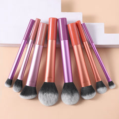 Makeup Brush Sets,8pcs Plastic Daily Portable Multifunctional Makeup Brush For Making Up Supply