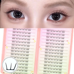 Korean Idol False Eyelashes Wispy Dense ACE Comics Artificial Eyelash Makeup Tool Girls Natural Enlarge Your Eyes Large Capacity