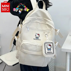 Women's Backpack Fashion High Quality Girls Multi Functional Backpack Solid Color Casual Large Capacity Student Backpack