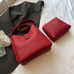 Premium Elegant Designer Diaper Bag Women Luxury Leather Tote Large Capacity Stylish Crossbody Handbag Minimalist Vintage