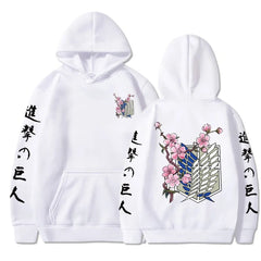 Men's Hoodies Fashion Warm Sweatshirts Anime Printed Hip-Hop Long-Sleeved Hoodies Sweatshirts Street Autumn and Winter New Tops
