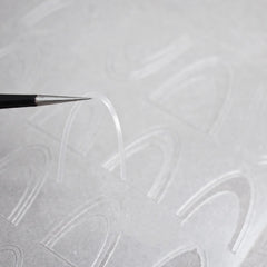 1pcs Hollow Lace Simple Fashion French Nail Stickers Self-Adhesive Slider Nail Art Decals Decoration DIY Nail Art Accessories