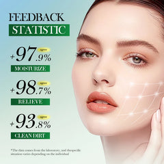Facial Skin Care Set Moisturizing Facial Cleanser Refreshing Facial Cleanser firming Aloe Vera Face Gel Rejuvenate Skin Lighten