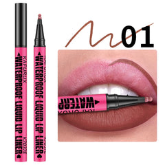 1PC Liquid Matte12-Color Lipliner Pencil Waterproof Plumping Stain Lipstick Natural Lip Liner Outline Lips Contour Makeup