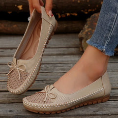 Women's Shoes New Slip on Women's Flats Casual Round Toe Flat Shoes Women Breathable Loafers Shallow Comfort Shoes Ladies