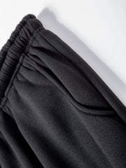 Mens Casual Pants Autumn Winter Fleece Sweatpants Men Joggers Elastic Waist Sport Casual Trousers Baggy Fitness Gym Clothing