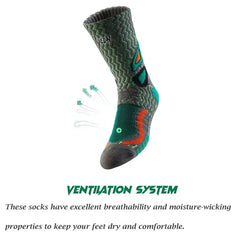 Towel Bottom Sport Socks for Men 9-12 Breathable Non Slip High Cut Basketball Socks Moisture Absorption Socks