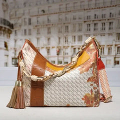 Premium quality women shoulder bag in colorful floral and patterned design, ideal for work and casual use.