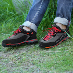 Men's Boots Hiking Boot for Men Waterproof Climbing Shoes Anti-collision Outdoor Casual Lace-up Sneakers Snow Boots