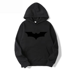 Trendy New Men's Hoodies and Bat Logo: Fashionable and Comfortable Hooded Sportswear, Fans of Heroes