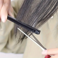 Hairdressing V-Comb Messy Hair Finishing Straightening Splint Comb - Hair Styling Tool Clip special for hair wigs