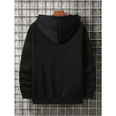 Men's fashion letter A printed hoodie - oversized casual streetwear autumn/winter sportswear hip-hop style hooded pullover