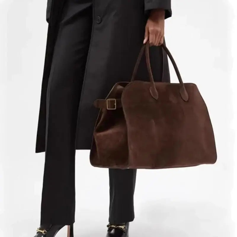 Womens Large Capacity Tote Bag Retro Commuter Style