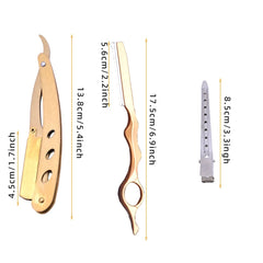 Hair Scissors Set - Thinning & Texturing Shears Barber Tools for Styling, Cutting, Layered Hair