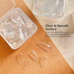 Nail Art Pattern Nail Plate Japanese Short Style Square Shaped Single Number Oval Sample Making Color Palette Display