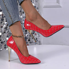Womens Pointed Toe High Heels Luxury Fashion Pumps