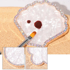 Nail Art Resin Display Board Gel Polish Color Mixing Palette Photography Tool for Showcasing